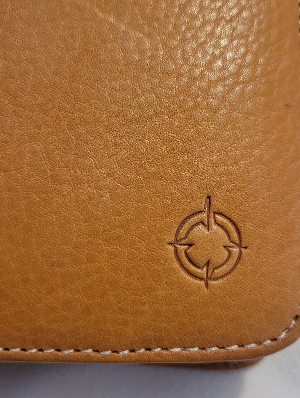 Vintage Franklin Covey Genuine Leather Zippered Day Planner - Picture 2 of 13
